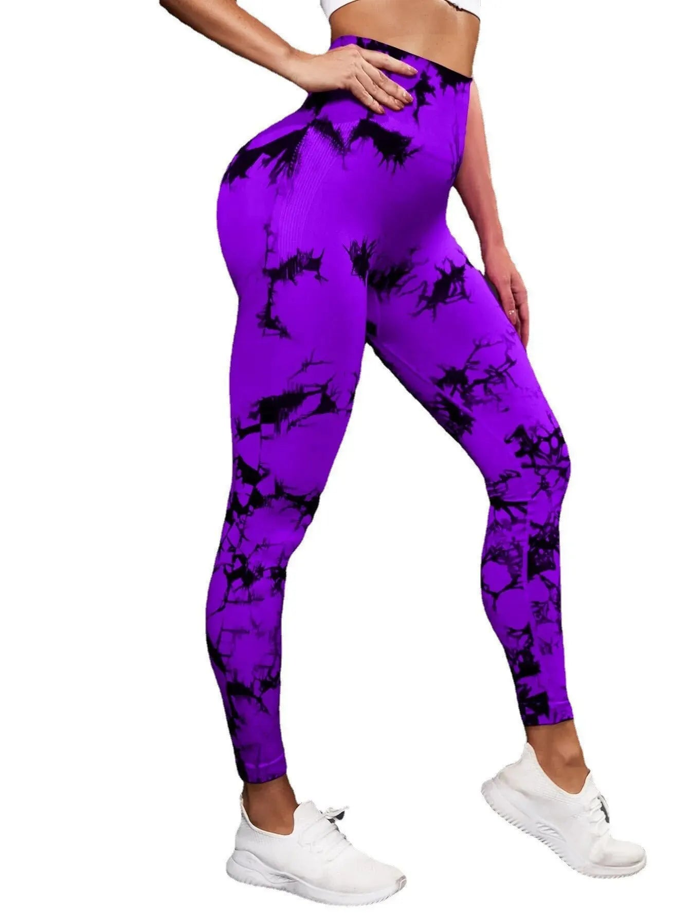 New Tie Dye High Waist Yoga gym Leggings